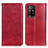 Coque Portefeuille Livre Cuir Etui Clapet N01P pour Oppo A94 5G Rouge