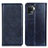 Coque Portefeuille Livre Cuir Etui Clapet N01P pour Oppo Reno5 F Bleu