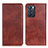 Coque Portefeuille Livre Cuir Etui Clapet N01P pour Oppo Reno6 5G Marron