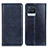 Coque Portefeuille Livre Cuir Etui Clapet N01P pour Realme 8 4G Bleu