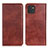 Coque Portefeuille Livre Cuir Etui Clapet N01P pour Samsung Galaxy A03 Marron