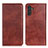 Coque Portefeuille Livre Cuir Etui Clapet N01P pour Samsung Galaxy A04s Marron