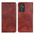 Coque Portefeuille Livre Cuir Etui Clapet N01P pour Samsung Galaxy A15 4G Marron