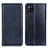 Coque Portefeuille Livre Cuir Etui Clapet N01P pour Samsung Galaxy A22 4G Bleu