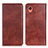 Coque Portefeuille Livre Cuir Etui Clapet N01P pour Samsung Galaxy A22 5G SC-56B Marron