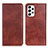 Coque Portefeuille Livre Cuir Etui Clapet N01P pour Samsung Galaxy A23 4G Marron