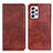 Coque Portefeuille Livre Cuir Etui Clapet N01P pour Samsung Galaxy A73 5G Marron