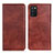 Coque Portefeuille Livre Cuir Etui Clapet N01P pour Samsung Galaxy F02S SM-E025F Marron