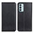Coque Portefeuille Livre Cuir Etui Clapet N01P pour Samsung Galaxy F13 4G Noir
