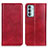 Coque Portefeuille Livre Cuir Etui Clapet N01P pour Samsung Galaxy F13 4G Rouge
