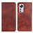 Coque Portefeuille Livre Cuir Etui Clapet N01P pour Xiaomi Mi 12 5G Marron