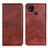 Coque Portefeuille Livre Cuir Etui Clapet N01P pour Xiaomi POCO C3 Marron