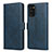 Coque Portefeuille Livre Cuir Etui Clapet N02 pour Samsung Galaxy Note 20 5G Bleu