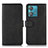 Coque Portefeuille Livre Cuir Etui Clapet N02P pour Motorola Moto Edge 40 Neo 5G Noir