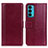 Coque Portefeuille Livre Cuir Etui Clapet N02P pour Motorola Moto Edge Lite 5G Rouge