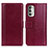 Coque Portefeuille Livre Cuir Etui Clapet N02P pour Motorola Moto G Stylus (2022) 4G Rouge