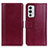 Coque Portefeuille Livre Cuir Etui Clapet N02P pour OnePlus 9RT 5G Rouge