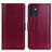 Coque Portefeuille Livre Cuir Etui Clapet N02P pour OnePlus Nord CE 2 5G Rouge