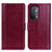 Coque Portefeuille Livre Cuir Etui Clapet N02P pour Oppo A54 5G Rouge