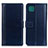 Coque Portefeuille Livre Cuir Etui Clapet N02P pour Samsung Galaxy A22s 5G Bleu