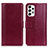 Coque Portefeuille Livre Cuir Etui Clapet N02P pour Samsung Galaxy A23 4G Rouge