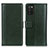 Coque Portefeuille Livre Cuir Etui Clapet N02P pour Samsung Galaxy M02s Vert