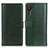 Coque Portefeuille Livre Cuir Etui Clapet N02P pour Samsung Galaxy XCover 5 SM-G525F Vert