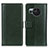 Coque Portefeuille Livre Cuir Etui Clapet N02P pour Sharp Aquos R8s Vert