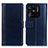Coque Portefeuille Livre Cuir Etui Clapet N02P pour Xiaomi Redmi 10 India Bleu