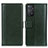 Coque Portefeuille Livre Cuir Etui Clapet N02P pour Xiaomi Redmi Note 11 Pro 4G Vert