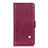 Coque Portefeuille Livre Cuir Etui Clapet N03 pour Huawei P40 Pro+ Plus Vin Rouge