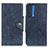 Coque Portefeuille Livre Cuir Etui Clapet N03P pour Motorola Moto Edge (2021) 5G Bleu