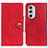 Coque Portefeuille Livre Cuir Etui Clapet N03P pour Motorola Moto Edge Plus (2022) 5G Rouge