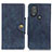 Coque Portefeuille Livre Cuir Etui Clapet N03P pour Motorola Moto G Play Gen 2 Bleu