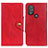 Coque Portefeuille Livre Cuir Etui Clapet N03P pour Motorola Moto G Play Gen 2 Rouge