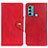 Coque Portefeuille Livre Cuir Etui Clapet N03P pour Motorola Moto G40 Fusion Rouge