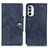 Coque Portefeuille Livre Cuir Etui Clapet N03P pour Motorola MOTO G52 Bleu