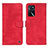 Coque Portefeuille Livre Cuir Etui Clapet N03P pour Oppo A16s Rouge