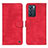 Coque Portefeuille Livre Cuir Etui Clapet N03P pour Oppo Reno6 5G Rouge