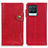 Coque Portefeuille Livre Cuir Etui Clapet N03P pour Realme 8 4G Rouge