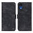 Coque Portefeuille Livre Cuir Etui Clapet N03P pour Samsung Galaxy A03 Core Noir