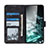 Coque Portefeuille Livre Cuir Etui Clapet N03P pour Samsung Galaxy A03 Core Petit