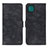 Coque Portefeuille Livre Cuir Etui Clapet N03P pour Samsung Galaxy A22 5G Noir