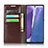 Coque Portefeuille Livre Cuir Etui Clapet N04 pour Samsung Galaxy Note 20 5G Petit