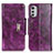 Coque Portefeuille Livre Cuir Etui Clapet N04P pour Motorola Moto E32s Violet