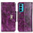 Coque Portefeuille Livre Cuir Etui Clapet N04P pour Motorola Moto Edge 20 5G Violet