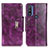 Coque Portefeuille Livre Cuir Etui Clapet N04P pour Motorola Moto G Pure Violet