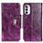 Coque Portefeuille Livre Cuir Etui Clapet N04P pour Motorola MOTO G52 Violet