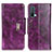 Coque Portefeuille Livre Cuir Etui Clapet N04P pour OnePlus Nord CE 5G Violet