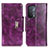 Coque Portefeuille Livre Cuir Etui Clapet N04P pour Oppo A54 5G Violet